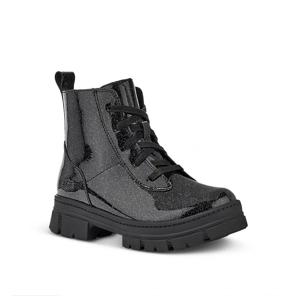 UGG Kids Ashton Lace-up Glitter Boot